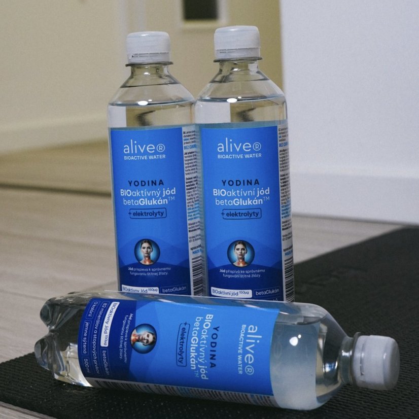 aliveR BIOACTIVE water YODINA 500ml (6ks)