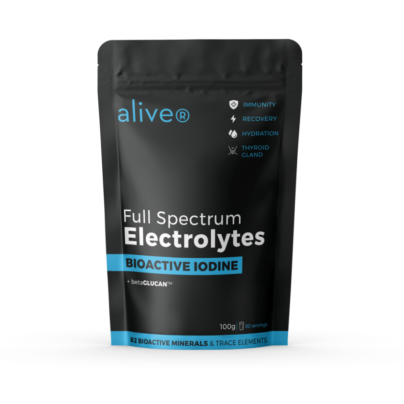 Alive® Full Spectrum Electrolytes – BIOACTIVE IODINE 100 g (80 dávok)